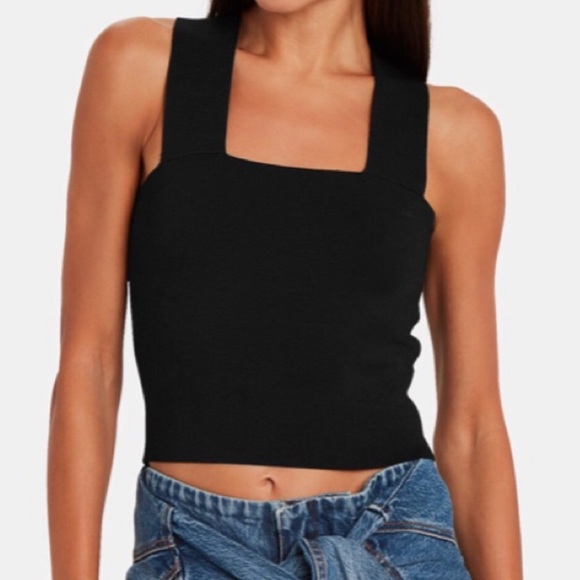 A.L.C. Tops - ALC Lia Black Tank Knit Top Small